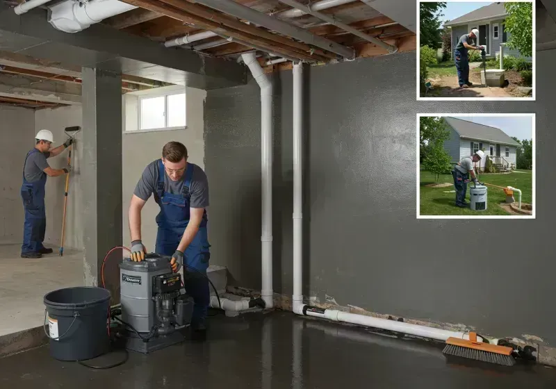 Basement Waterproofing and Flood Prevention process in Coffee County, GA